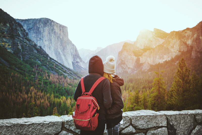 wanderlust, adventure, yosemite, couple, love, california, explore, lovers, retro, vintage, backpack, instagram, mountains, nature, relationship, romantic, sunset, travel, usa, vsco, wilderness, adult, date, dating, forest, freedom, girl, happy, honeymoon, landscape, lifestyle, man, people, romance, trees, vacation, valley, woman, young, holding hands, national park, road trip, sierra nevada, travel destination, tunnel view, united states, united states of america, yosemite national park, yosemite valley, Backpack, Bag, Human, Outdoors, Person