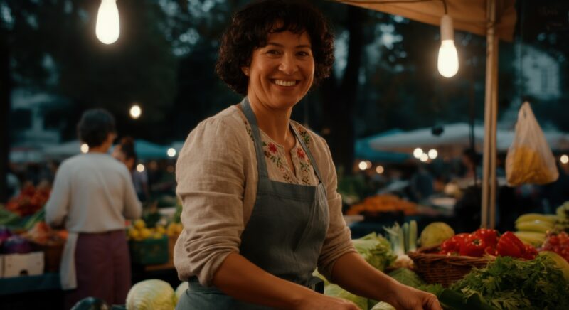 night farmers market