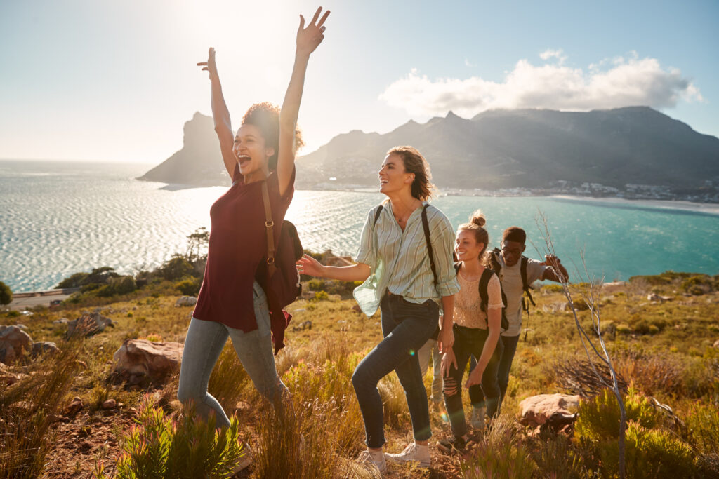 Soft clubbing hiking